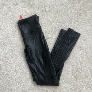 Spanx Moto Faux Leather Leggings